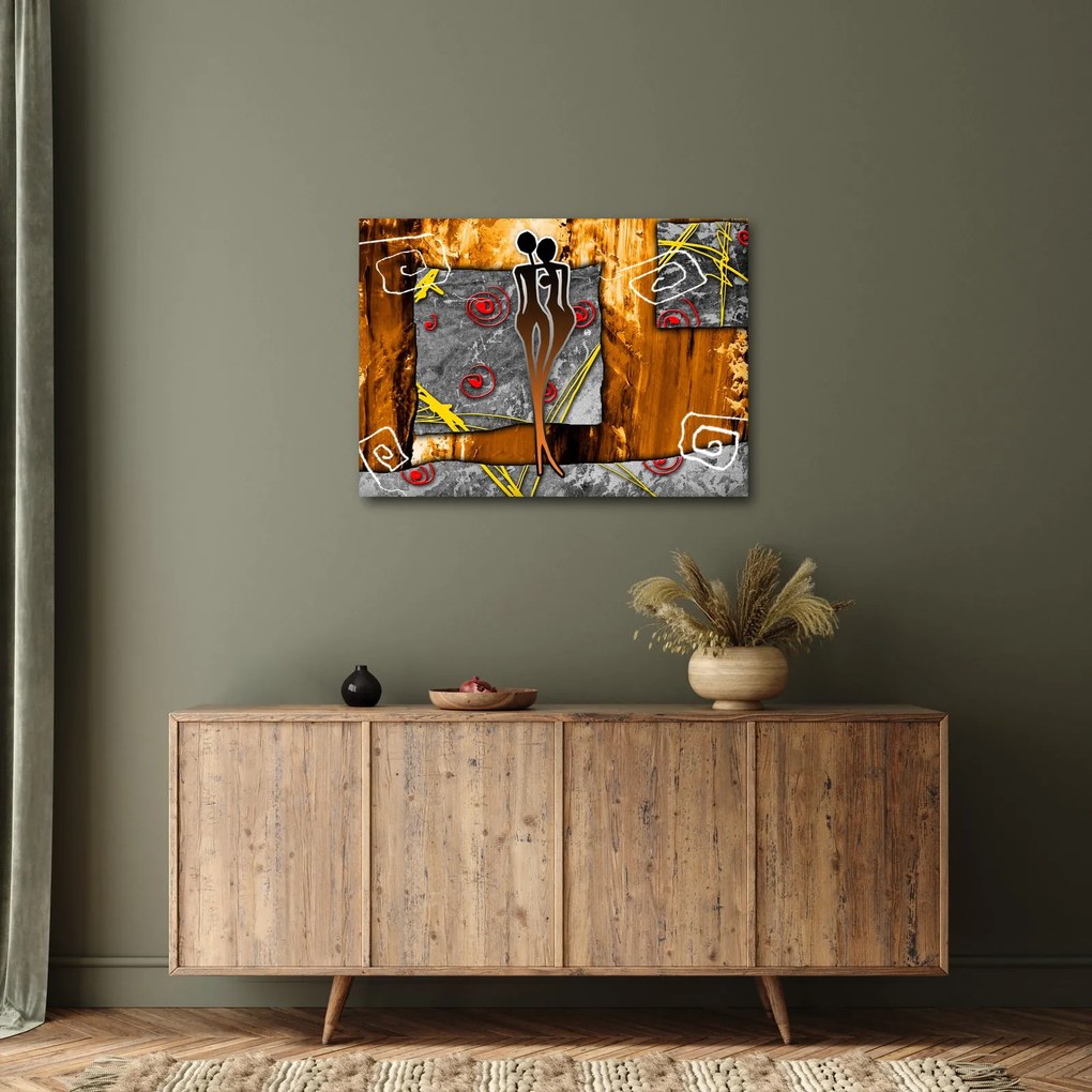 Egy ősi festmény képe (70x50 cm)
