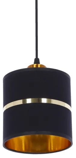 Csillár zsinóron ASSAM 3xE27/60W/230V fekete