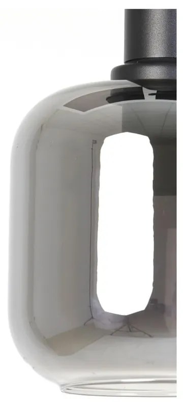 Szürke mennyezeti lámpa üveg búrával ø 21 cm Lekar – Light &amp; Living