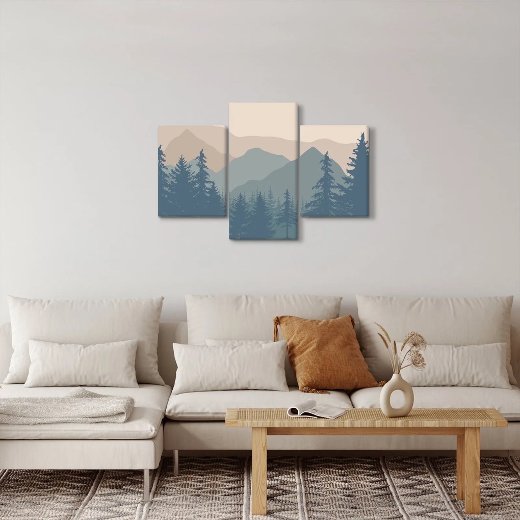 Kép - Türkiz hegység N⁰2 (90x60 cm)