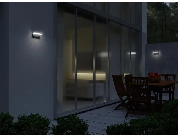 LED2 - LED Kültéri fali lámpa HUGO LED/9W/230V IP54 3000K/4000K