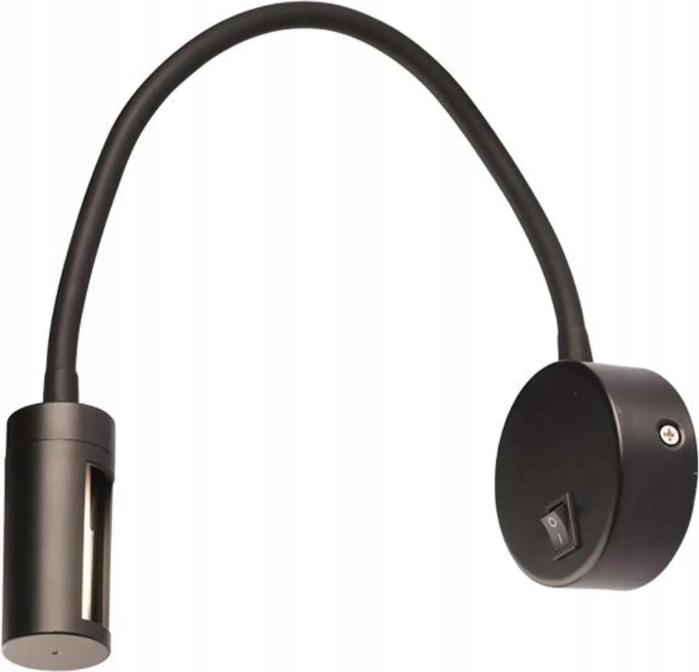 Aca Lighting fali lámpa Led 3W fekete 3200K 210LM 8X4X44CM Piper SF12