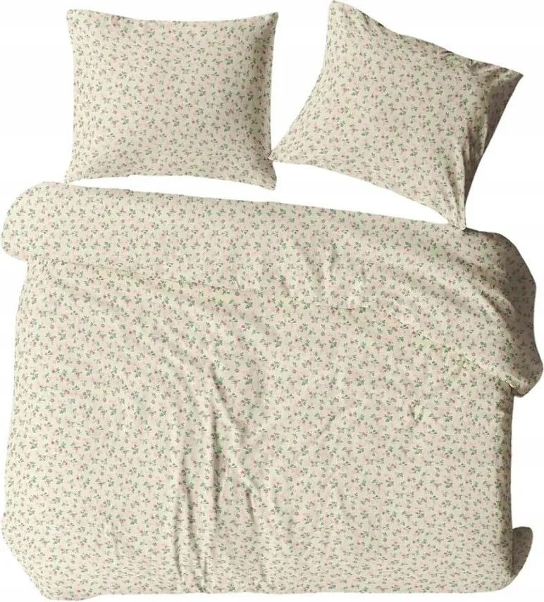 Fakéreg párnahuzat 40x40 krém zöld világos pöttyös Karo