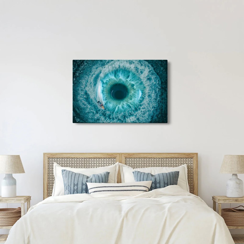Tenger hajóval képe (90x60 cm)