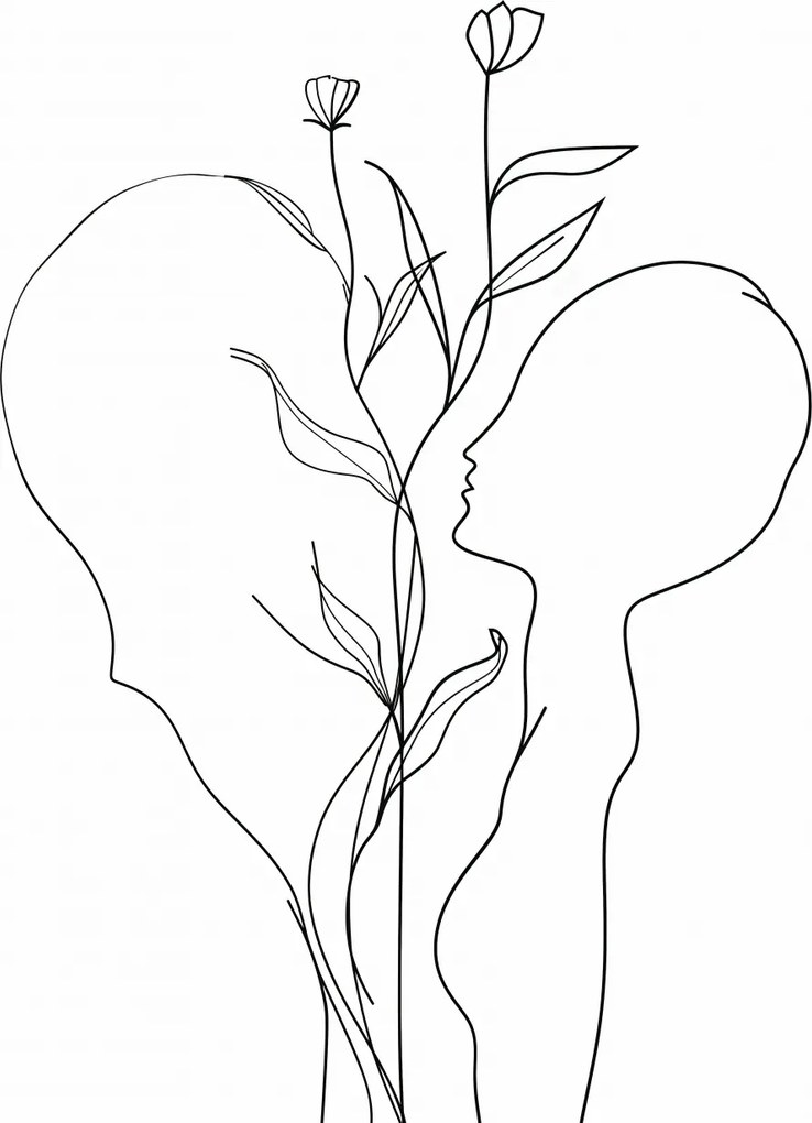 Poszter 42x59,4cm A szív és a természet kombinációja