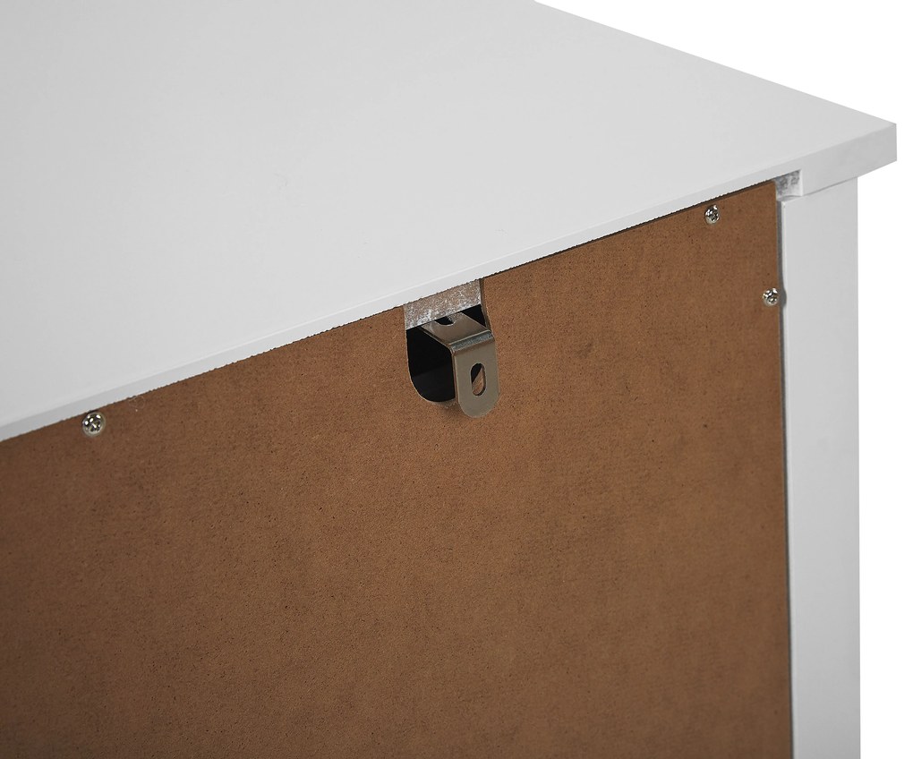 Fehér Hat Fiókos Komód WINCHESTER Beliani