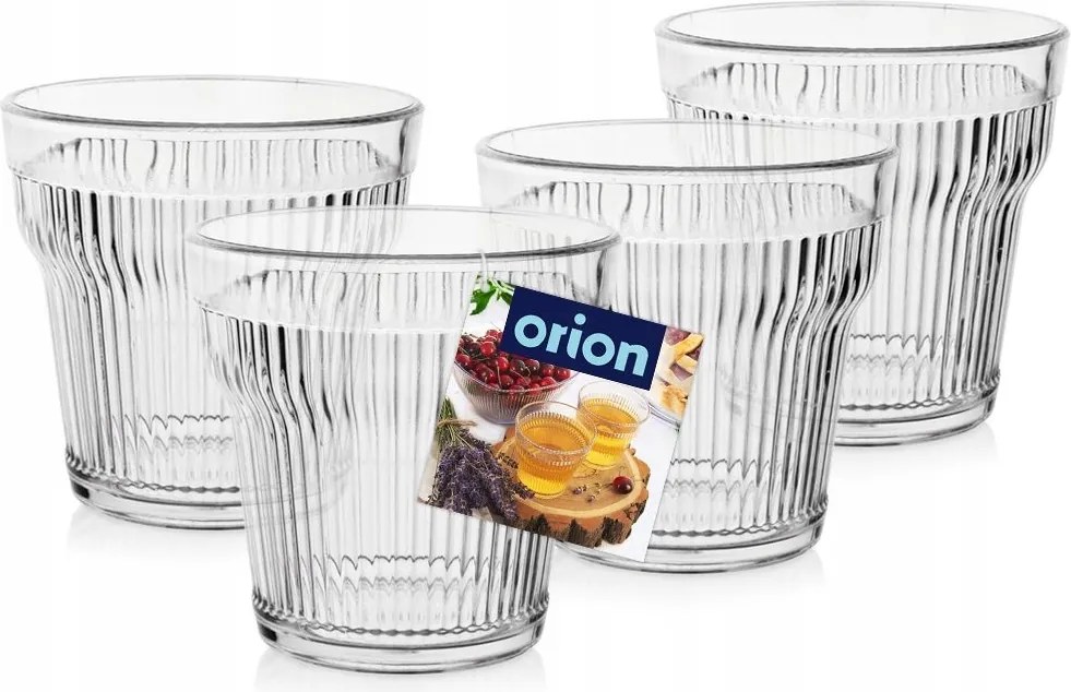 4x Többször felhasználható műanyag piknik poharak italos italokhoz 350 ml