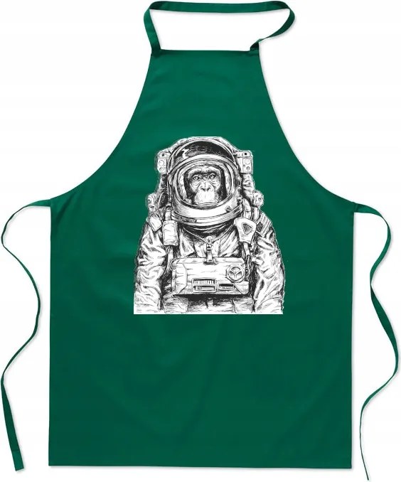 Konyhai Kötény Majom Űrhajós Divatos Nyomtatás Ajándék
