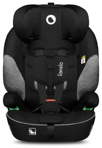 Lionelo - Autós gyerekülés LEVI i-Size 76-150 cm Fekete Szürke