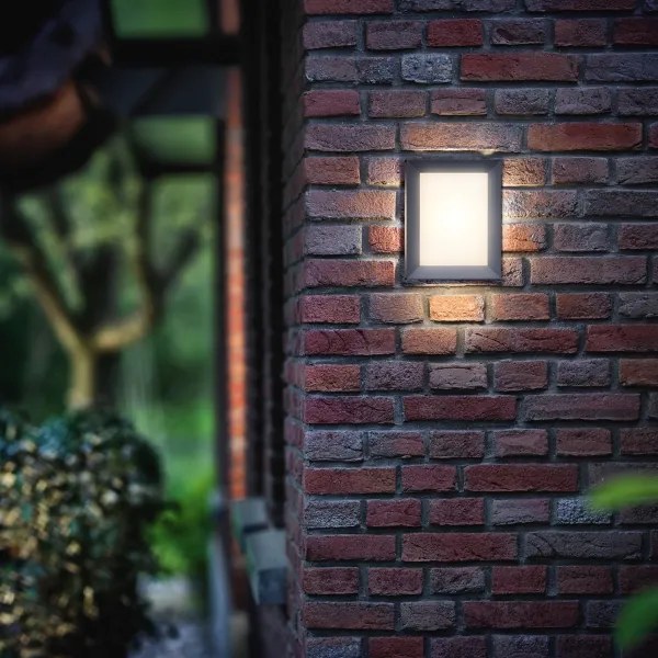 Philips 17293/93/16 - KARP kültéri fali lámpatest LED/6W/230V IP44