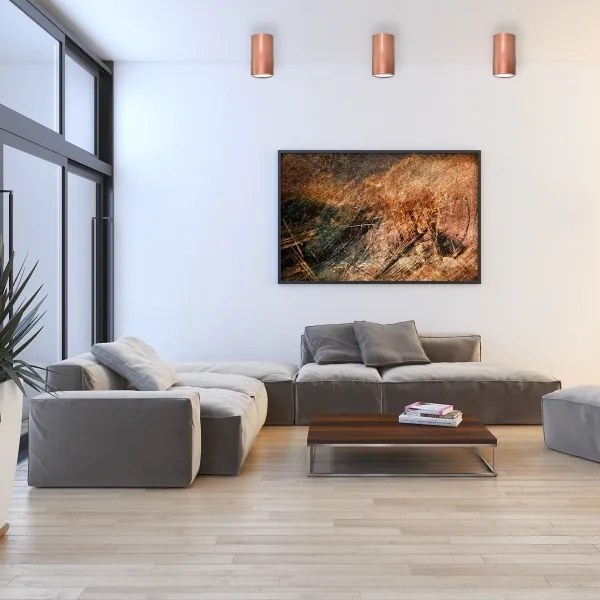 Spotlámpa CLEO 1xE27/24W/230V réz