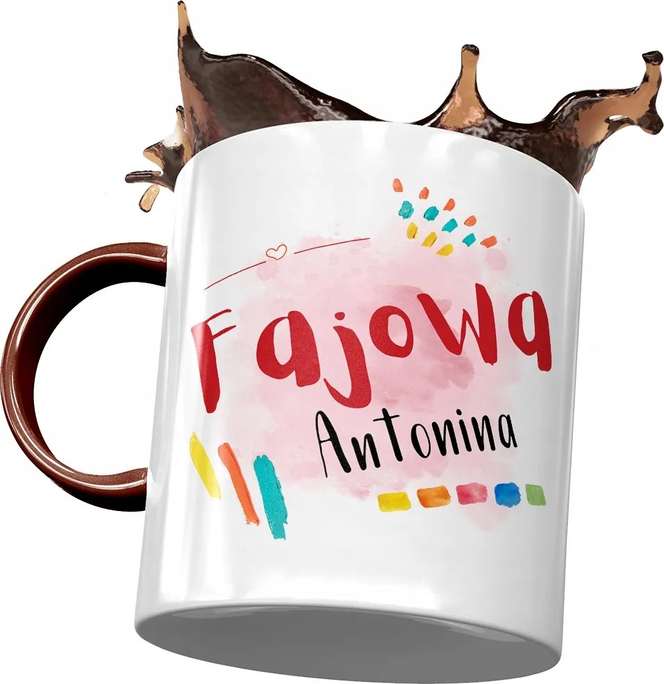 Bordó Bögre Antonina Lányoknak Ajándék Nyomtatott Fotóval