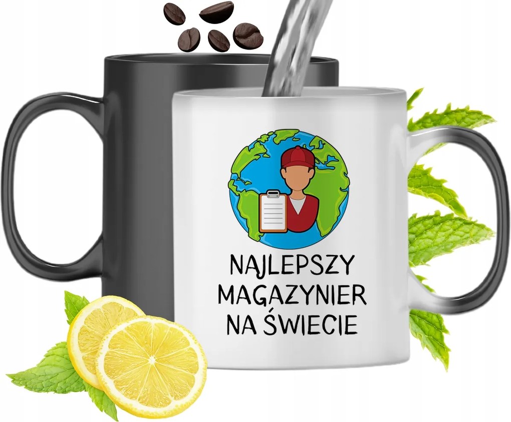 Mágikus Bögre Raktárosnak Színváltós, fényképes nyomattal