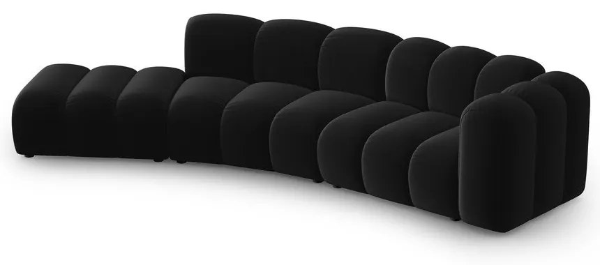 Antracitszürke sarokkanapé (jobb oldali) Lupine – Micadoni Home