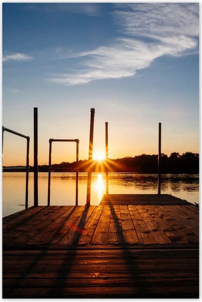 Poszterek 80x120 Naplemente híd