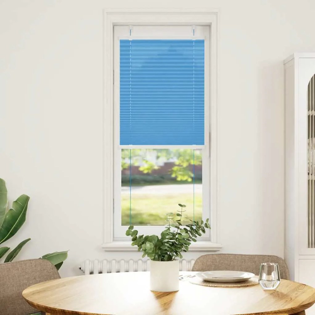 pliszírozott redőny kék 40x100 cm szövetszélesség 39,4 cm