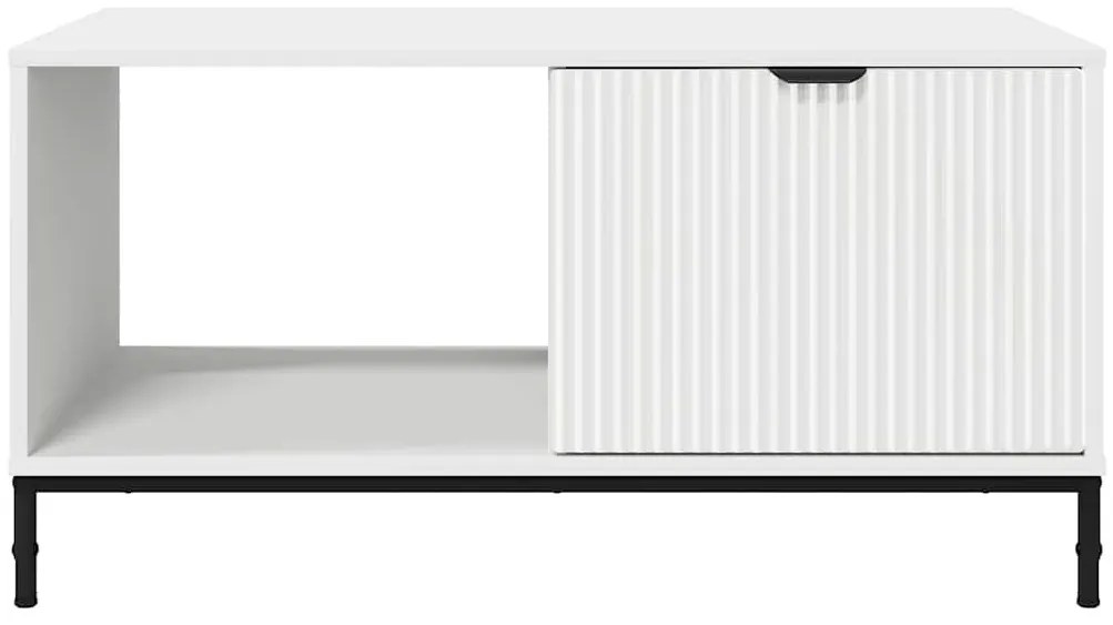 Dohányzóasztal Fehér 90 x 49 x 46 cm Faanyag