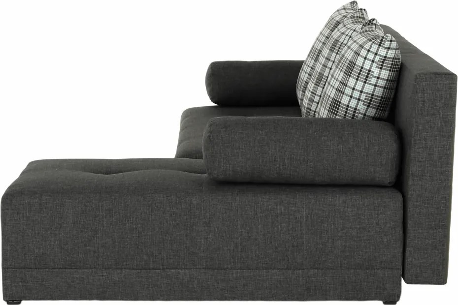 Sarokgarnitúra készlet, szürke melír / mintázott, jobb, MEXX