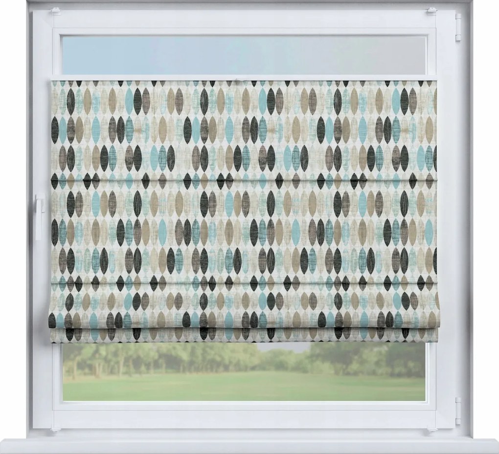 Kész pliszírozott roló római Szicília 80x170cm kék