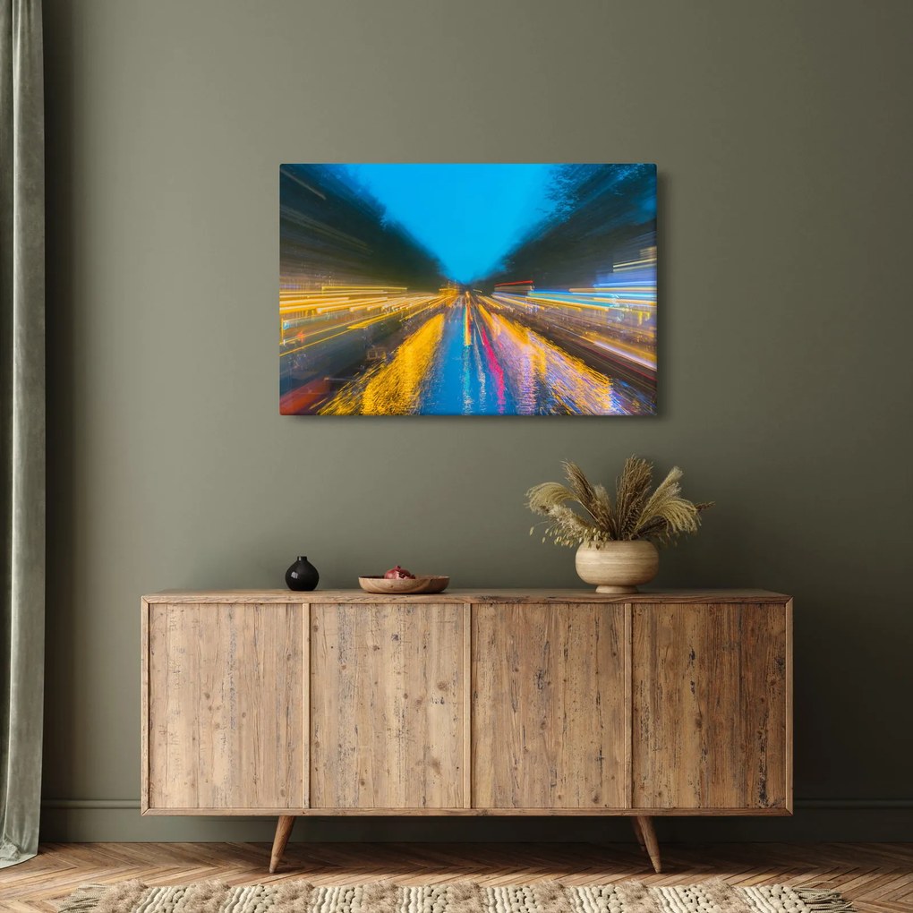 Kép - Festmény absztrakció (90x60 cm)