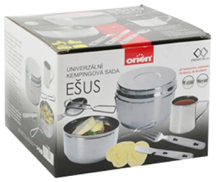 Track rozsdamentes acél kemping edény készlet 7 db-os - Orion