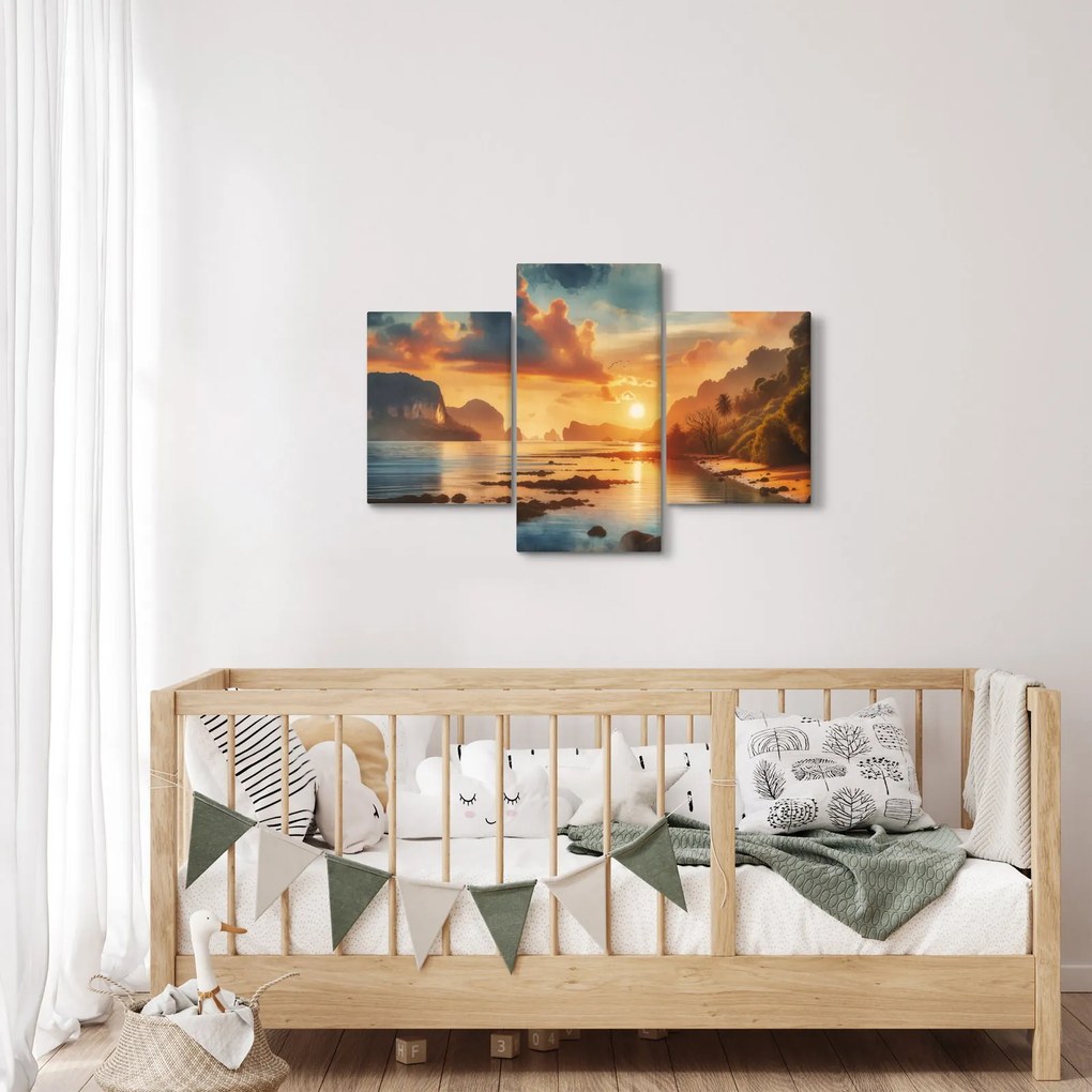Kép - Kilátás a partról (90x60 cm)