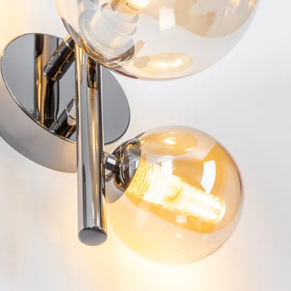 Brilagi - LED Fali lámpa MILLA 3xG9/3W/230V fényezett króm/arany