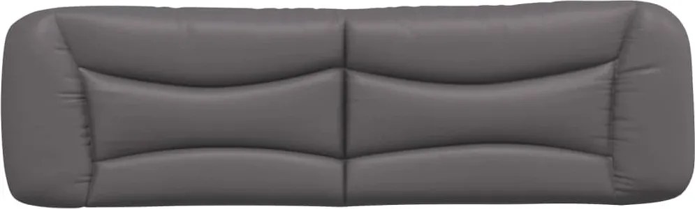 szürke műbőr fejtámla párna Hvar 180 cm