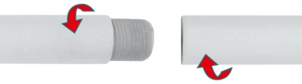 Eglo 92288 - Kábel takaró EXTENTION fehér