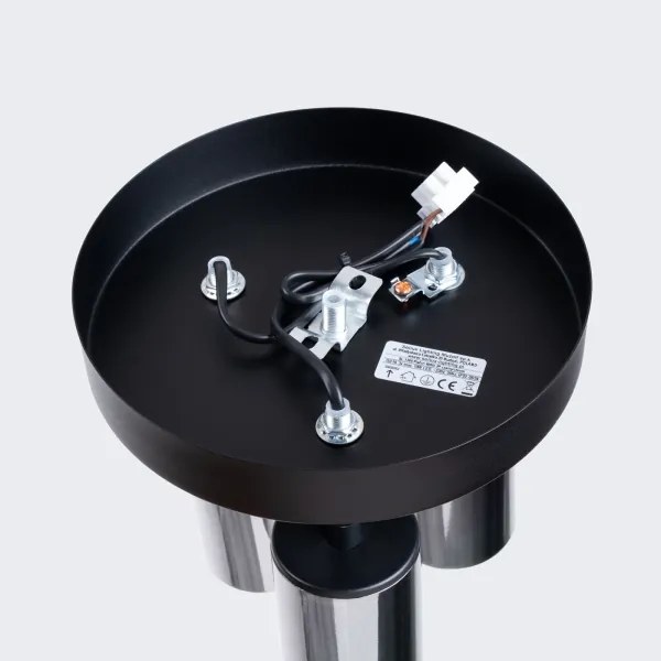 Sollux SL.1369 - Spotlámpa WINX 3xGU10/10W/230V fekete/króm