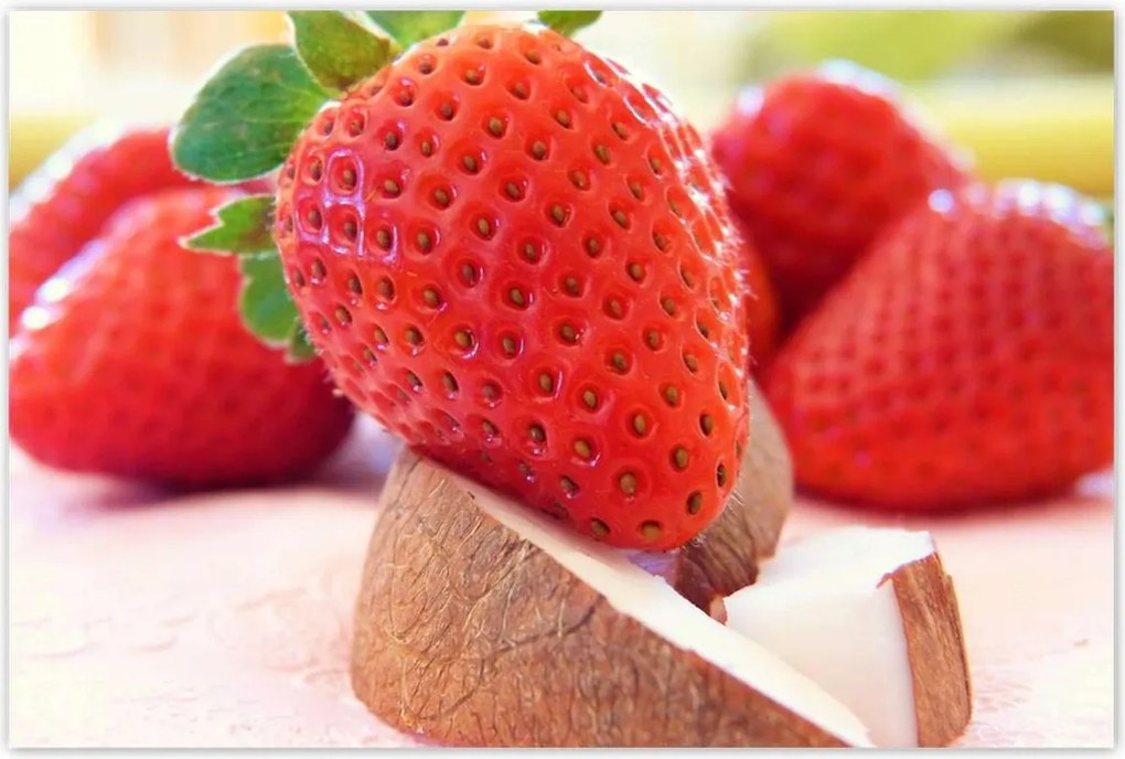 Poszterek 120x80 Friss eper Gyümölcsök