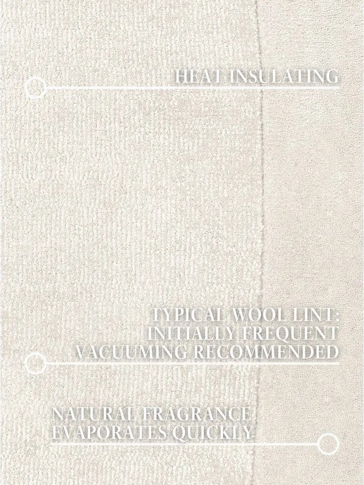 Krémszínű kézi szövésű gyapjúkeverék kerek szőnyeg ø 160 cm Kari Organic – Villeroy&amp;Boch