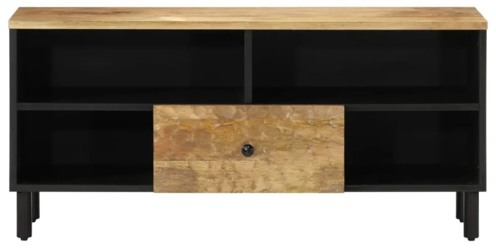 tömör mangófa TV-szekrény 100 x 33 x 46 cm