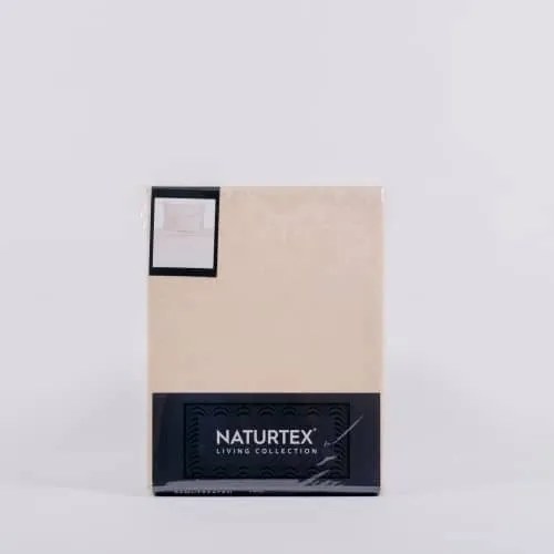 Naturtex Jacquard angolszélű bézs 3 részes pamut-szatén ágyneműhuzat