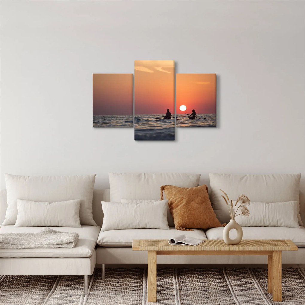 Kenuzók képe naplementekor (90x60 cm)