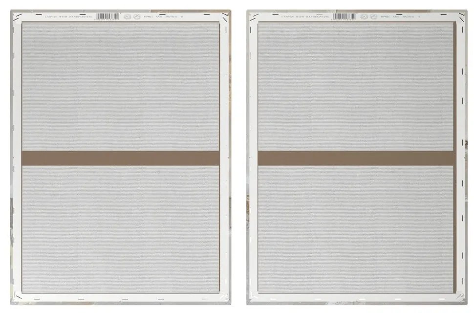 Kép szett kézzel festett részletekkel 2 db-os 50x70 cm Sail – Styler