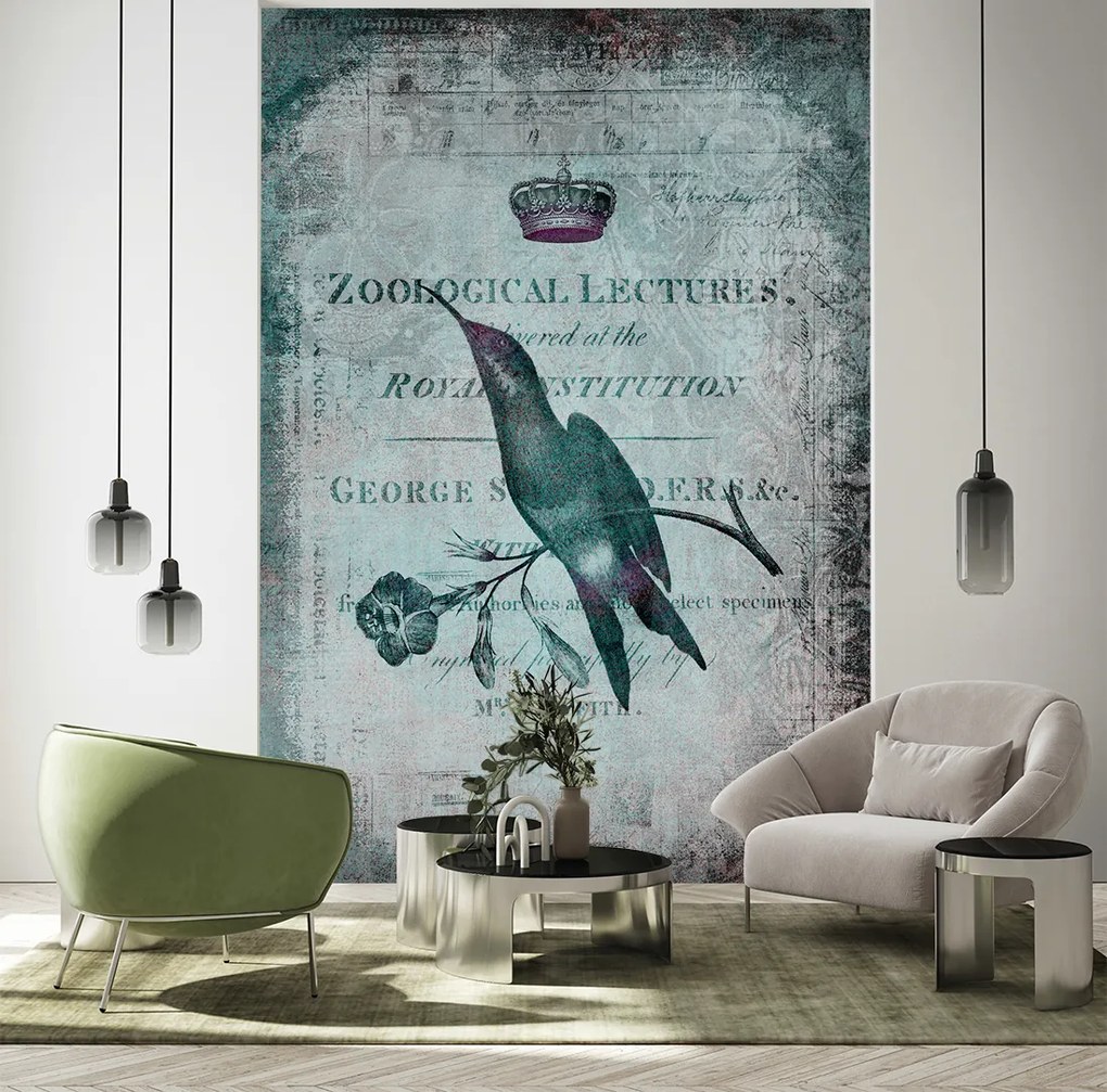 Gario Fotótapéta Madár egy ág természetes absztrakt - Andrea Haase Anyag: Vlies, Méret: 150 x 210 cm