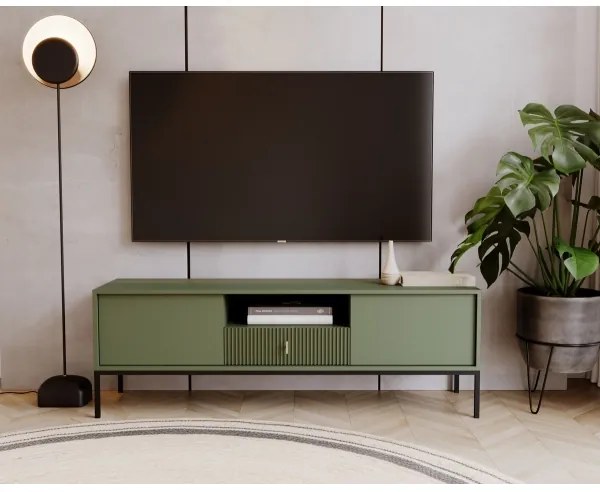 SUE TV-állvány zöld/fekete