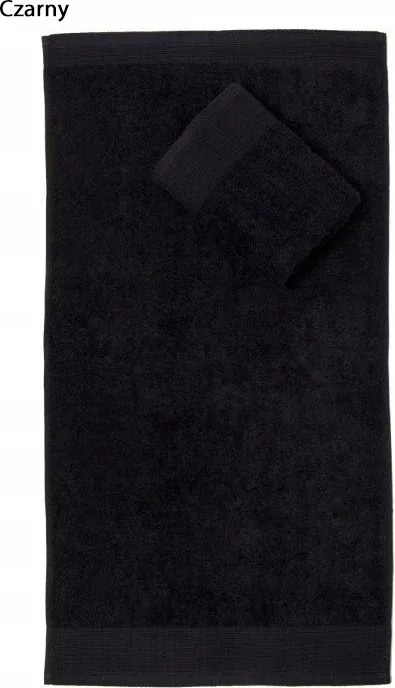 Puha törölköző 50x100 fekete