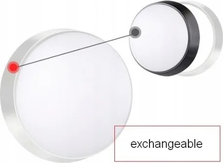 LED kültéri fali lámpa szenzorral LED/15W/230V 4000K IP65