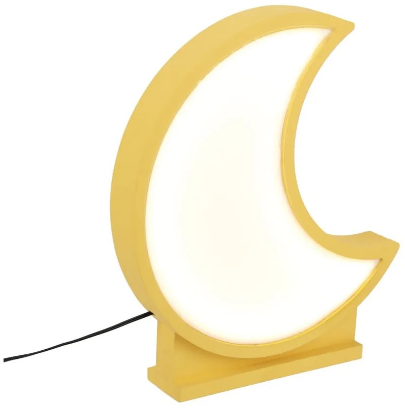 Sárga gyerek éjjelilámpa Moon – Candellux Lighting