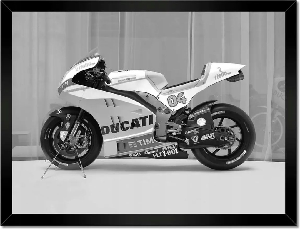 Poszterek keretben 40x30 Ducati versenymotor