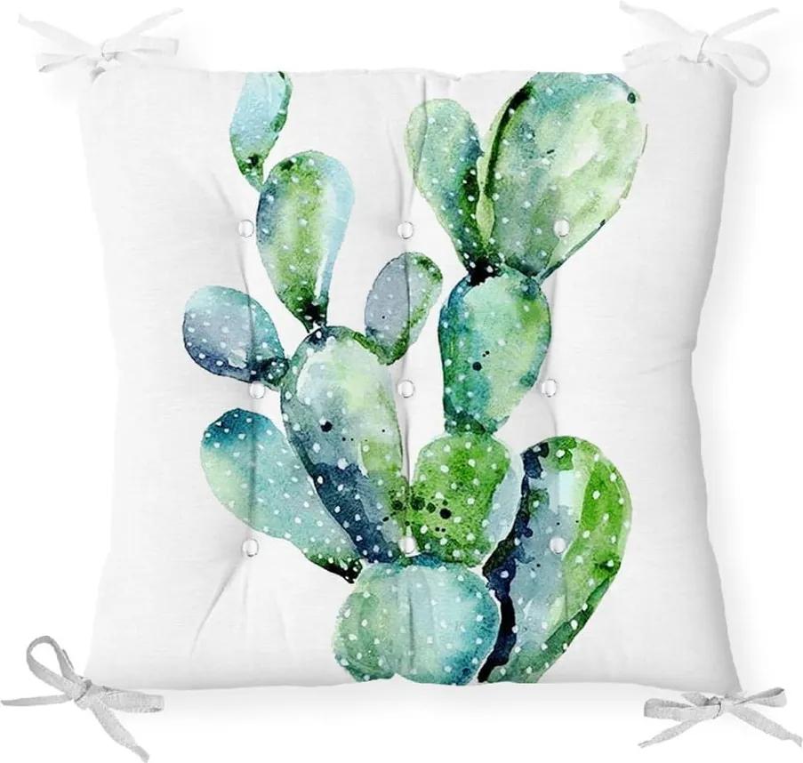 Cactus pamut keverék székpárna, 40 x 40 cm - Minimalist Cushion Covers