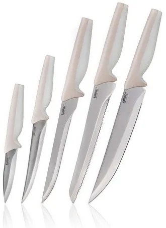 Banquet Saphyr 5 részes késkészlet, krémszínű