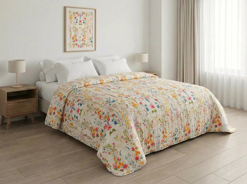 Ágytakaró MILLEFLEUR, színes kivitel Méret: 220 x 240 cm