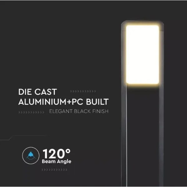 LED Kültéri lámpa SAMSUNG CHIP LED/10W/230V 3000K IP65 fekete