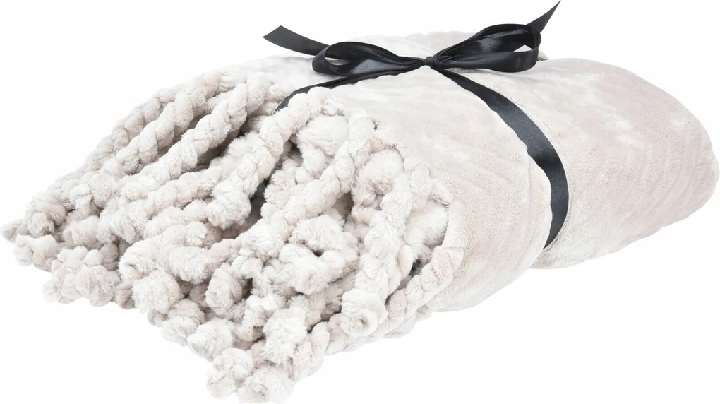 Bojtos Puha Meleg Takaró Boho 130 x 160 cm Szürke Őszi-téli