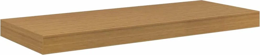 vidaXL Falpolc Falra szerelhető tárolóval Bézs 50 x 23 x 4 cm Faanyag
