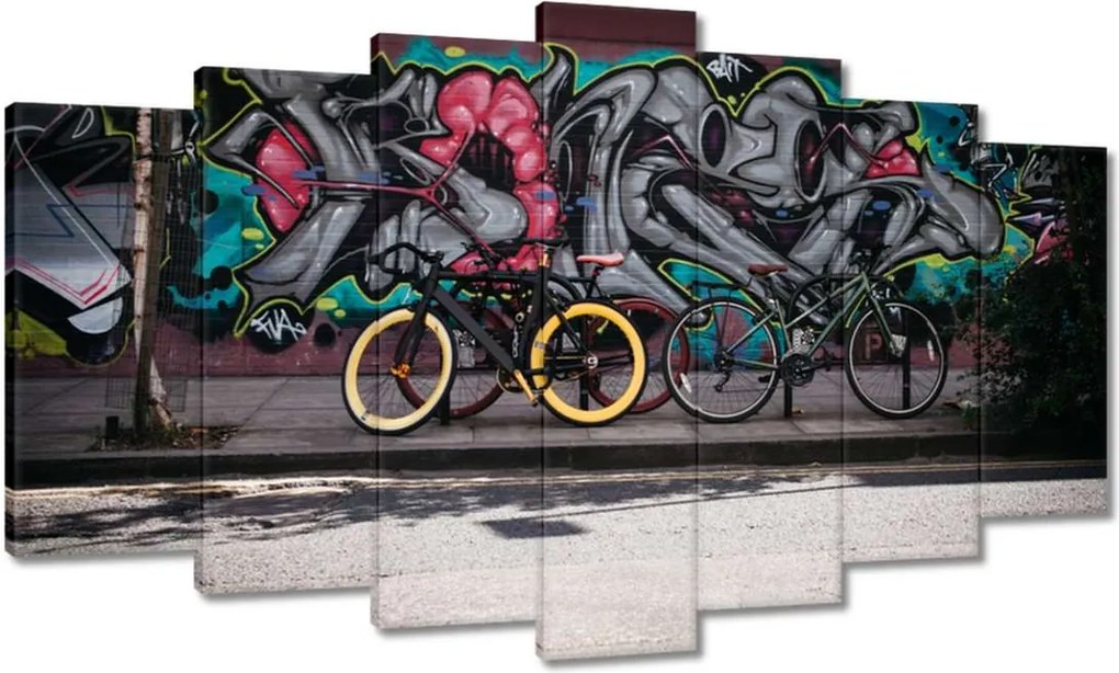 Képek 140x80 Grafiti Kerékpárok Kerékpár