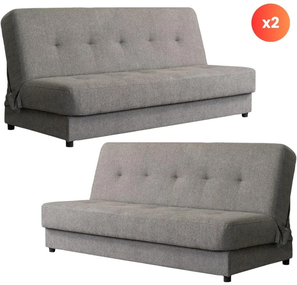 ARUBA kanapé szett (2 db), szürke